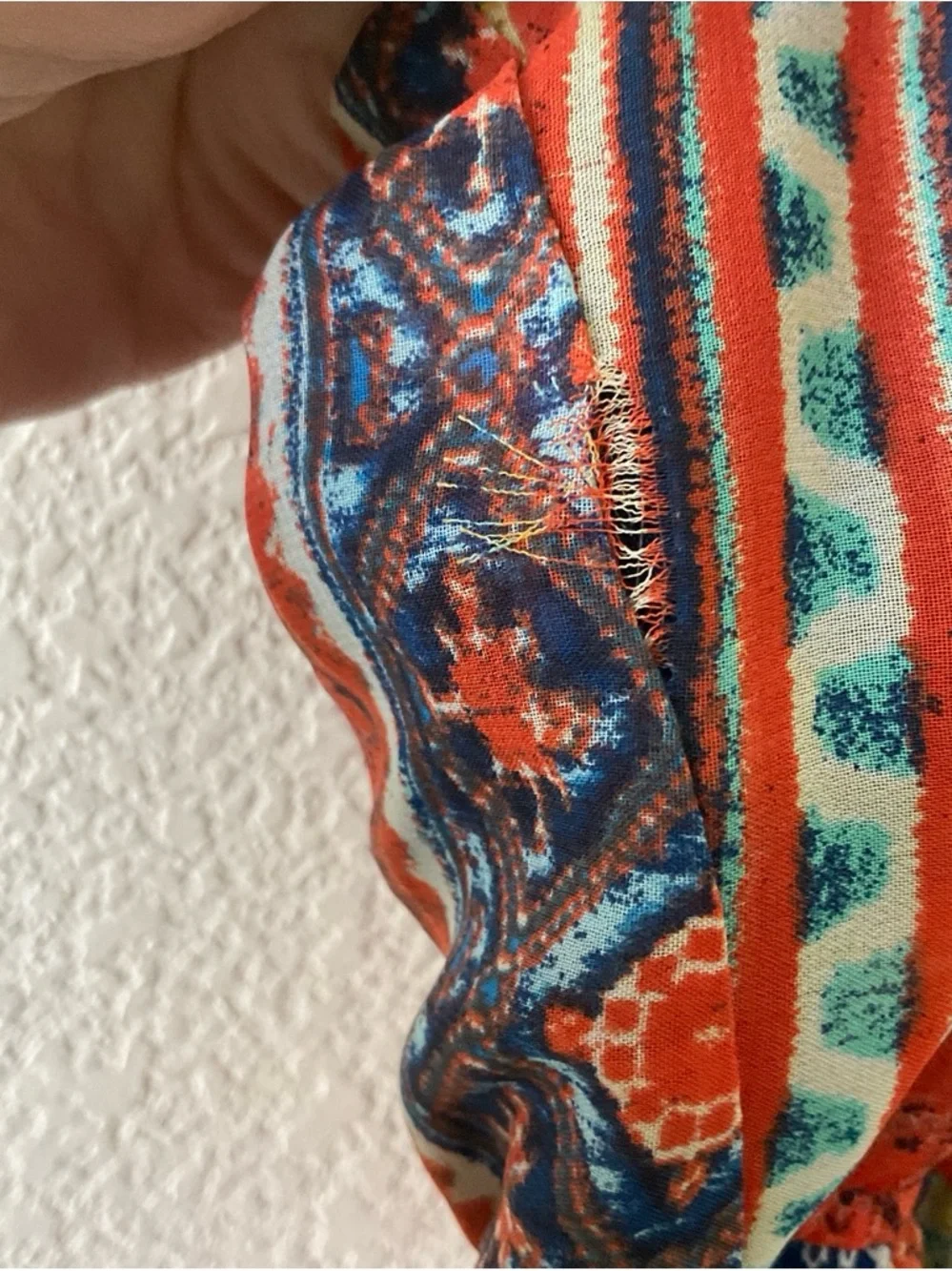 Bohemian Multi-Stripe Maxi Dress